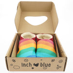 Inch Blue x Babi Pur Rainbow Shoes