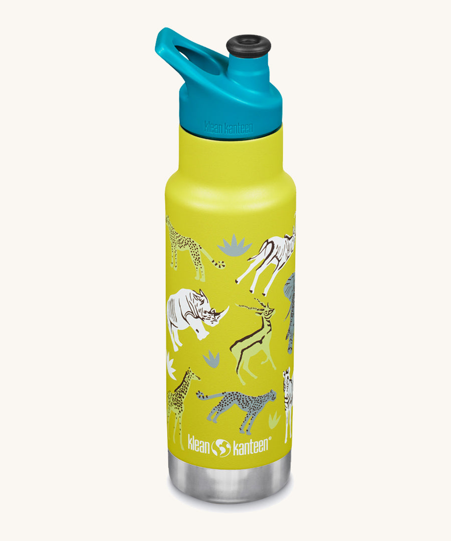 Gourde de sport étroite classique isolée de 12 oz Kid Kanteen