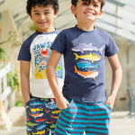 Frugi Avery T-Shirt Applique - Requins