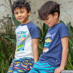 Frugi Avery T-Shirt Applique - Requins