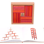 KAPLA Book and Colours - Red and Orange