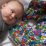 Etta Loves X Keith Haring Carré en Mousseline Extra Large - Brésil