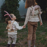 Olli Ella Dinkum Dolls Cottontail Carrier - Hopscotch