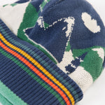 Frugi Voyager Reversible Hat - Navy Blue/Mountains