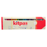 Kitpas Medium 24 Coloured Rice Wax Crayons