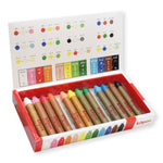 Kitpas Medium 12 Coloured Rice Wax Art Crayons