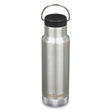 Klean Kanteen Boucle étroite classique isolée 12 oz - Offre en acier inoxydable brossé