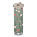 Klean Kanteen Limited Edition 20oz TKWide Twist Cap - Flowers