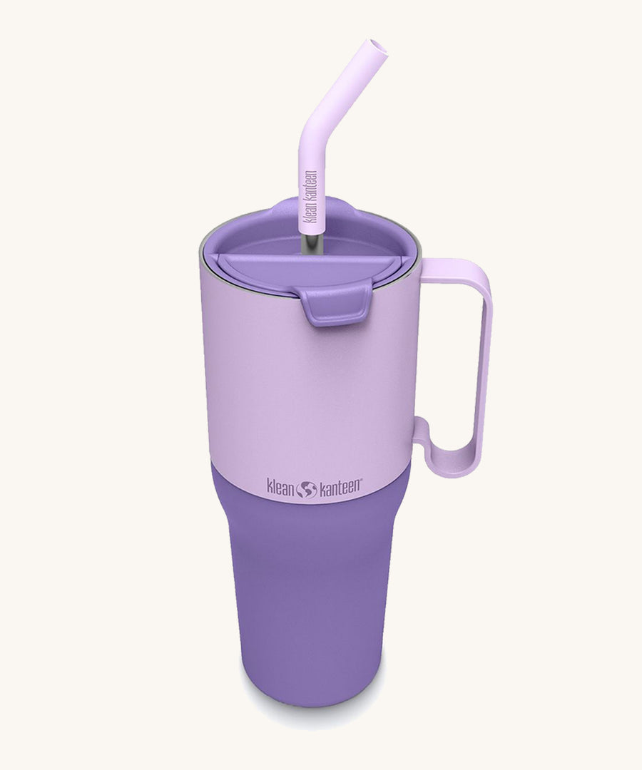 An orchard bloom purple coloured Klean Kanteen Limited Edition 36oz Rise Tumbler