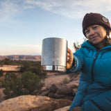 Tasse de camp isolée Klean Kanteen de 12 oz