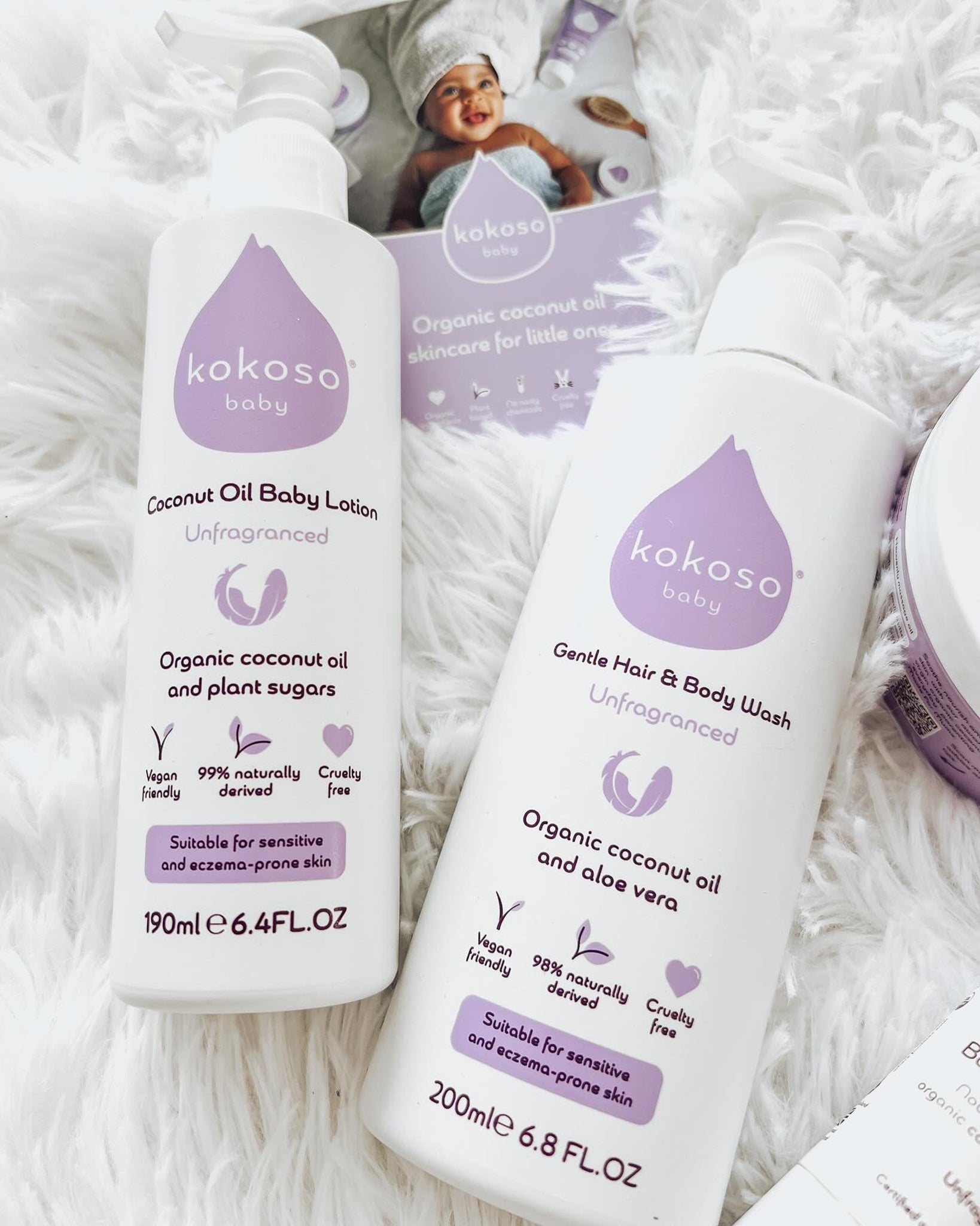 The Kokoso Fragrance Free Coconut Oil Baby Lotion