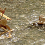 Kit de roue à eau en bois pour rivière Kraul