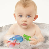 Ensemble de jouets de bain en caoutchouc naturel Lanco Ocean