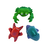 Ensemble de jouets de bain en caoutchouc naturel Lanco Ocean