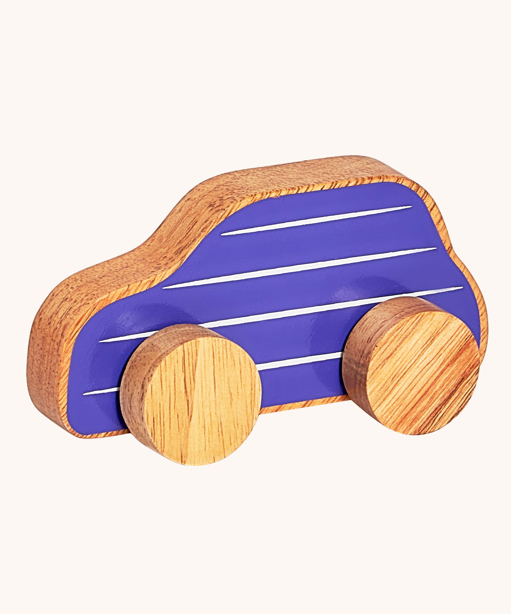 Lanka Kade Beetle Print wooden Push Along car shaped toy