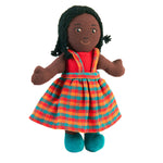 Lanka Kade Girl Doll - Black Skin, Black Hair