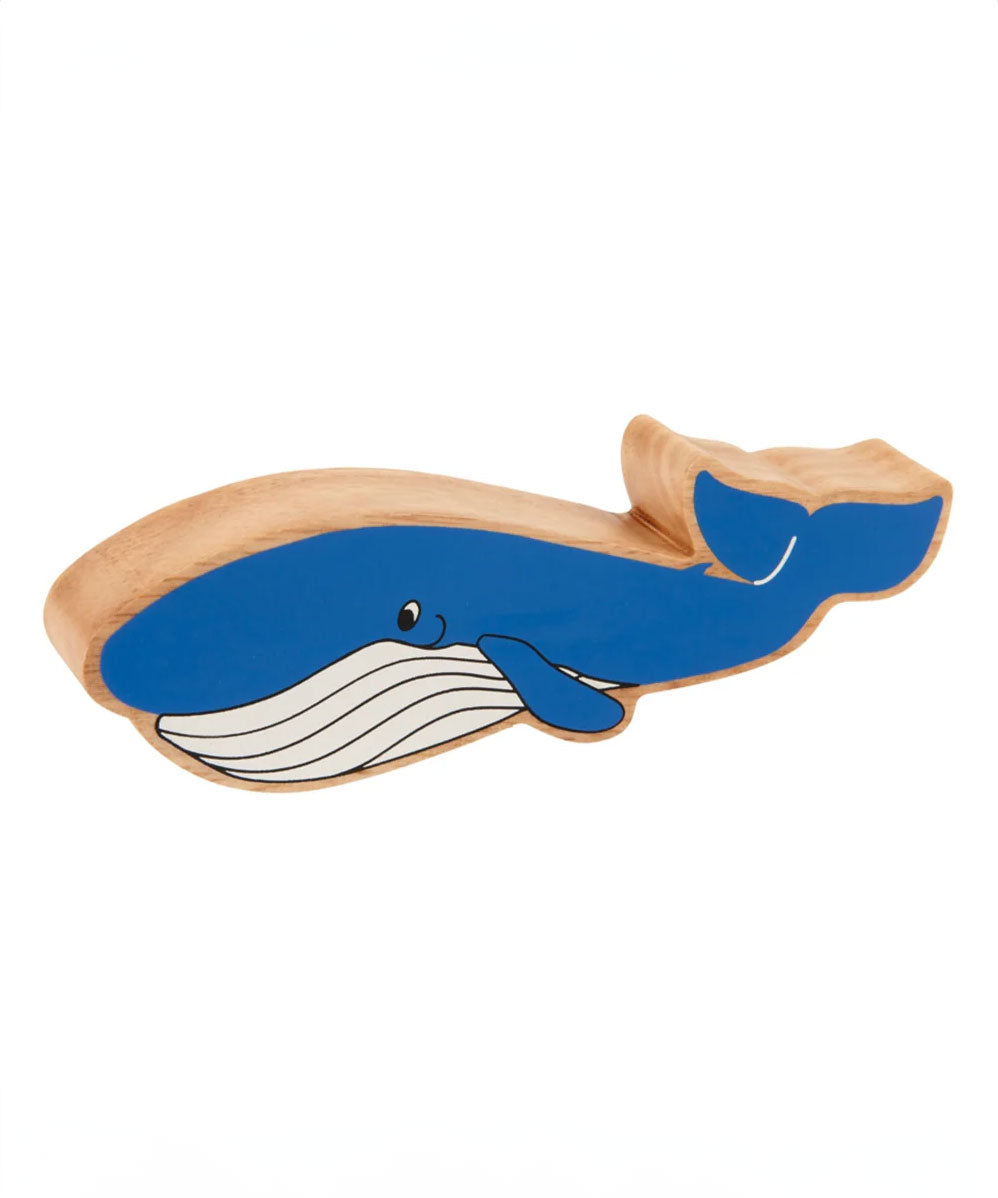 Lanka Kade Blue Whale Toy on a plain background 