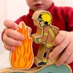 Lanka Kade Brown Running Firefighter Toy