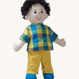 Lanka Kade Dad Doll - White Skin, Black Hair