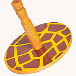 Lanka Kade Giraffe Print Wooden Spinning Top