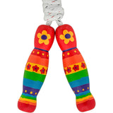 Lanka Kade Red Rainbow Flowers Skipping Rope