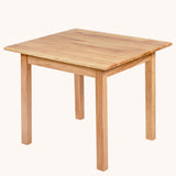 Lanka Kade Natural Wooden Square shaped Children's Table made from rubber wood