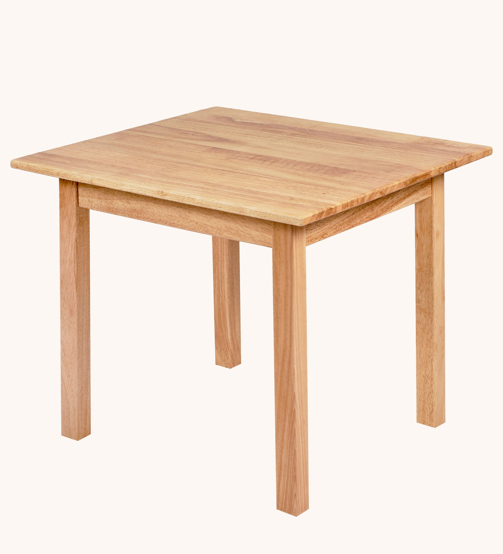 Lanka Kade Natural Wooden Square shaped Children's Table made from rubber wood