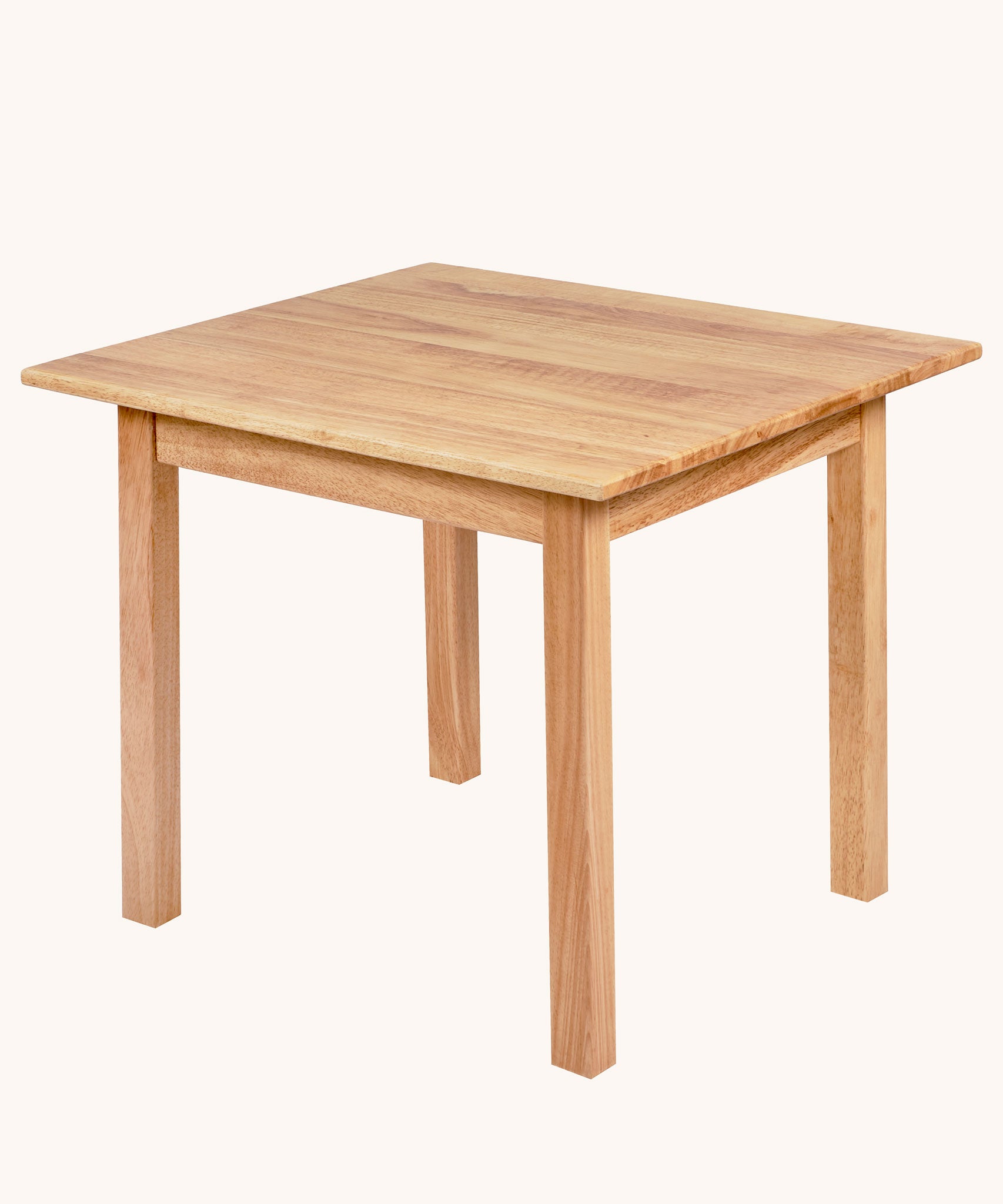 Lanka Kade Natural Wooden Square shaped Children's Table made from rubber wood