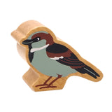 Lanka Kade Wooden House Sparrow Toy with grey