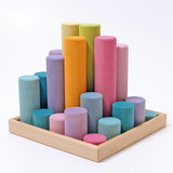 Grimm's Large Building Rollers Pastel