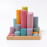 Grands rouleaux de construction de Grimm Pastel