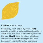 Organic Lemon Essential Oil 12ml