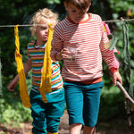 Short de jogging confortable bleu chiné LGR