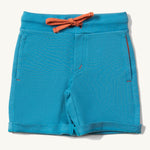 Short de jogging confortable bleu chiné LGR