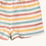 LGR Walnut Striped By The Sea Seersucker Shorts