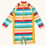 LGR Rainbow Stripe UPF 50+ Recycled Sunsafe Sunsuit