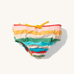 LGR Rainbow Stripe UPF 50+ Recycled Reusable Swim Nappy