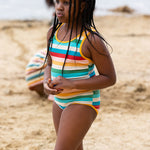 LGR Rainbow Stripe UPF 50+ Recycled Swimsuit