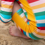 LGR Rainbow Stripe UPF 50+ Recycled Sunsafe Sunsuit