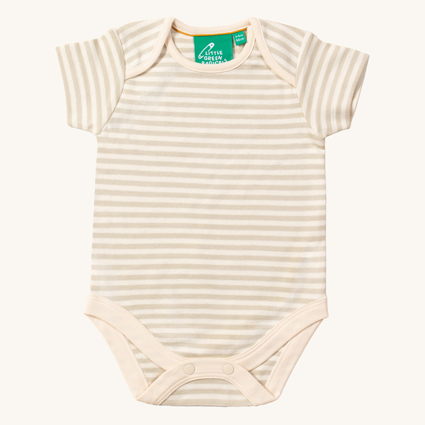  this babygrow set has one orange with sheep print babygrow