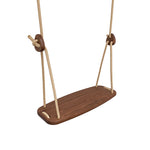 Lillagunga Walnut Classic Swing - Beige Rope