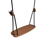 Lillagunga Walnut Classic Swing - Black Rope