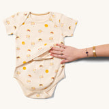 LGR Adaptive Easy Feeding Sunshine & Rainbows Bodysuit