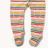 LGR Adaptive Rainbow Striped Sleepsuit