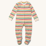 LGR Adaptive Rainbow Striped Sleepsuit