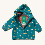 Little Green Radicals Child's Rainbow Days print Recycled Waterproof Raincoat