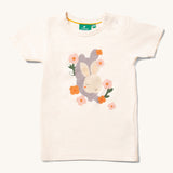 The Little Green Radicals Little Rabbit Short Sleeve T-Shirt on a plain background. 