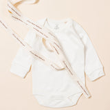 LGR Natural Long Sleeve Baby Body - 3 Pack