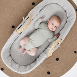 Little Green Sheep Natural Quilted Moses Basket & Mattress