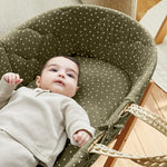 Little Green Sheep Natural Quilted Moses Basket & Mattress